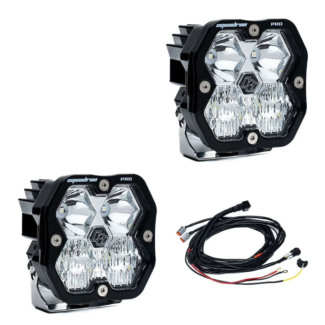 49-7803-2 – BAJA DESIGN Driving/ Fog Light, LED Bulb Square 65 Watt Bulbs Amp Draw 4.7 AMP At 13.8 Volt 12 To 32 Volt...